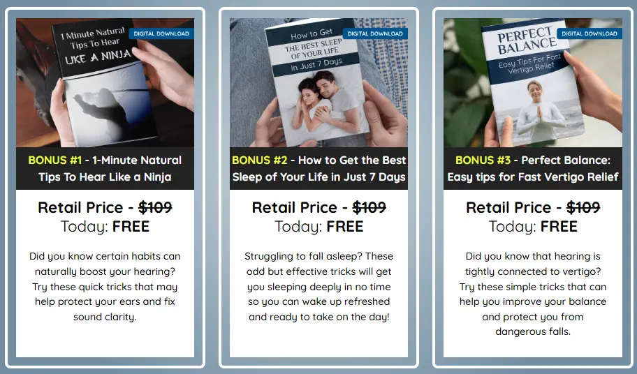 Quietum Plus Bonuses